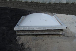 Old roof in need of renovation